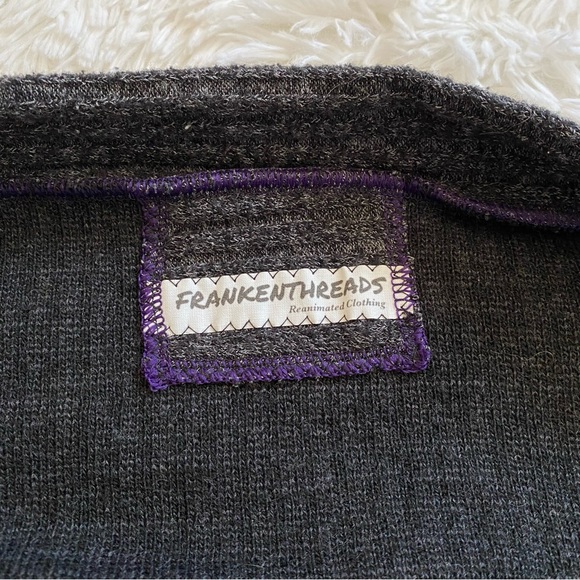 Up-cycled Sweater  Patchwork Wrap /Shawl - Picture 9 of 14